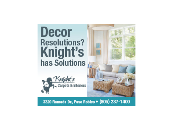 A picture of the advertisement for knight 's carpets and interiors.