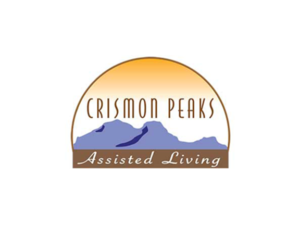 A logo of crismon peaks assisted living.